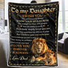 Custom Blanket - Personalized Birthday Gifts For Dad, Son, Daughter, Grandson, Granddaughter - You Mean The World