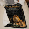 Custom Blanket - Personalized Birthday Gifts For Dad, Son, Daughter, Grandson, Granddaughter - You Mean The World