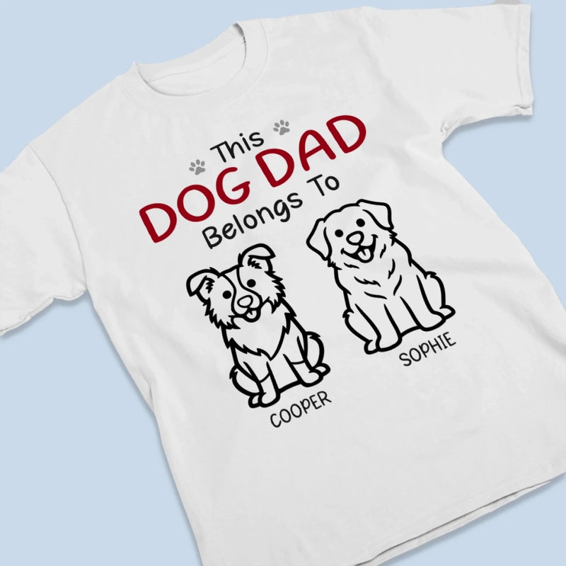 Custom Unisex T-shirt, Premium T-shirt, Hoodie - Personalized Birthday Gifts For Dog Cat Lovers, Dog Dad And Mom, Cat Owners - Property Of The Pups