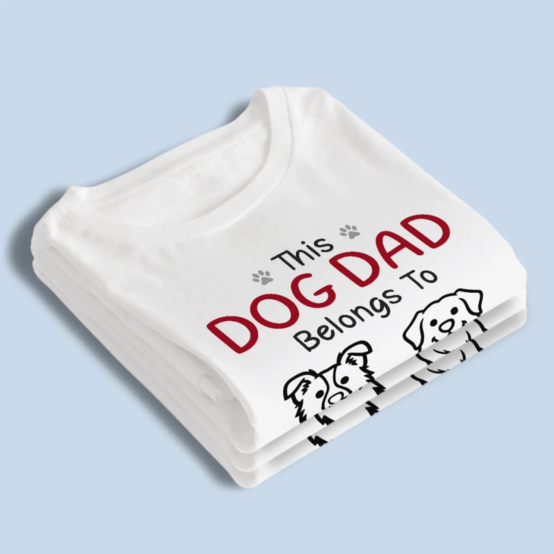 Custom Unisex T-shirt, Premium T-shirt, Hoodie - Personalized Birthday Gifts For Dog Cat Lovers, Dog Dad And Mom, Cat Owners - Property Of The Pups