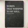 Custom Leather Writing Journal - Personalized Bookish Gifts For Book Lovers, Bookworms, Readers - Moments Turned Into Words