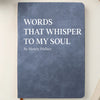 Custom Leather Writing Journal - Personalized Bookish Gifts For Book Lovers, Bookworms, Readers - Moments Turned Into Words