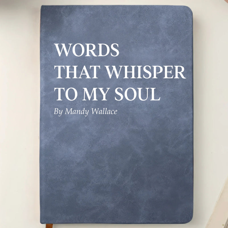 Custom Leather Writing Journal - Personalized Bookish Gifts For Book Lovers, Bookworms, Readers - Moments Turned Into Words