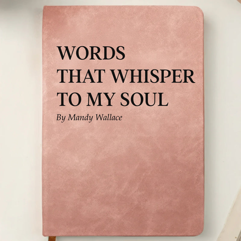 Custom Leather Writing Journal - Personalized Bookish Gifts For Book Lovers, Bookworms, Readers - Moments Turned Into Words