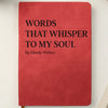 Custom Leather Writing Journal - Personalized Bookish Gifts For Book Lovers, Bookworms, Readers - Moments Turned Into Words
