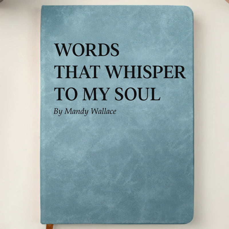 Custom Leather Writing Journal - Personalized Bookish Gifts For Book Lovers, Bookworms, Readers - Moments Turned Into Words