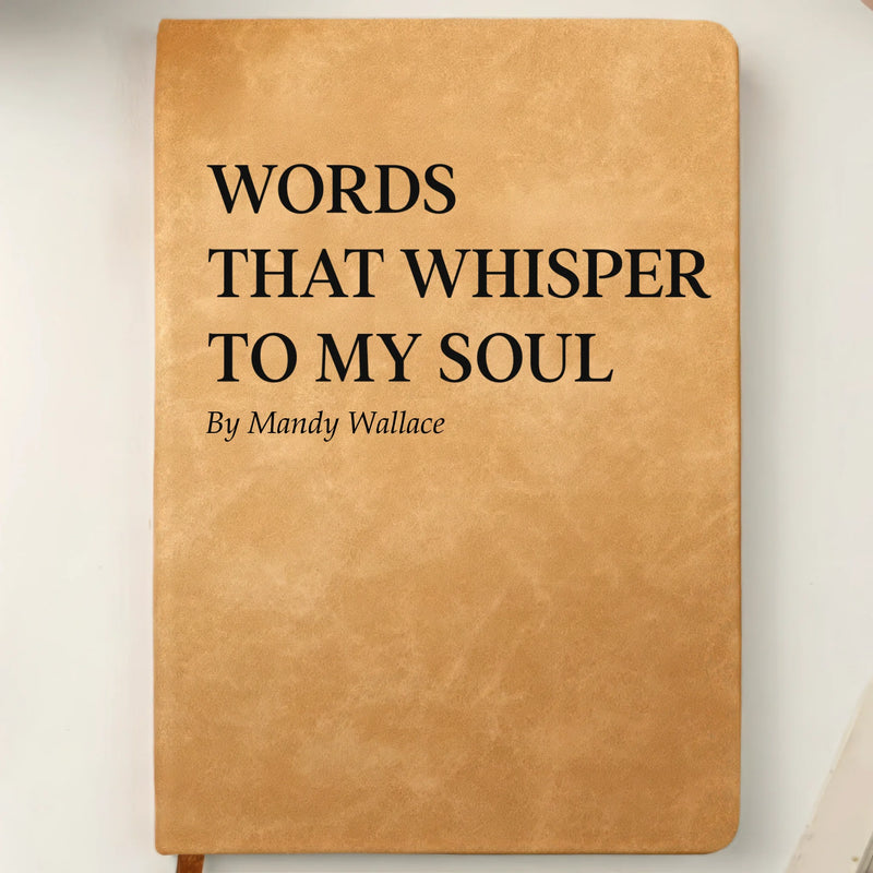 Custom Leather Writing Journal - Personalized Bookish Gifts For Book Lovers, Bookworms, Readers - Moments Turned Into Words