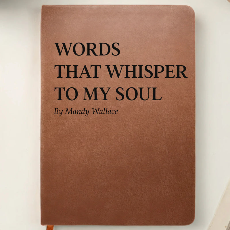 Custom Leather Writing Journal - Personalized Bookish Gifts For Book Lovers, Bookworms, Readers - Moments Turned Into Words