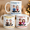 Custom 3D Inflated Effect Printed Mug - Personalized Anniversary Wedding Gifts For Husband And Wife, Him And Her - You Are My Home