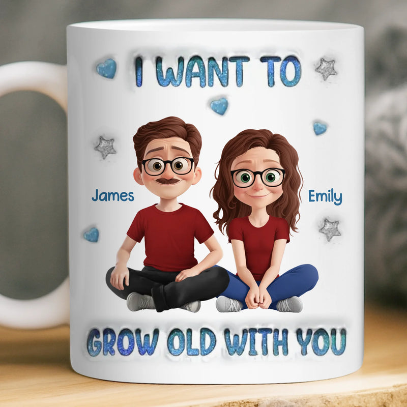 Custom 3D Inflated Effect Printed Mug - Personalized Anniversary Wedding Gifts For Husband And Wife, Him And Her - You Are My Home