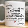 Custom Mug - Personalized Anniversary Wedding Gifts For Husband And Wife, Him And Her - We Grow Better Together