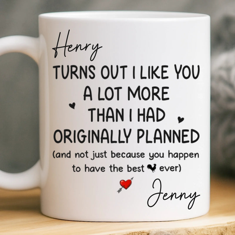 Custom Mug - Personalized Anniversary Wedding Gifts For Husband And Wife, Him And Her - We Grow Better Together