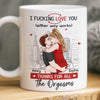 Custom Mug - Personalized Anniversary Wedding Gifts For Husband And Wife, Him And Her - Our Love Feels Steady