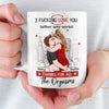 Custom Mug - Personalized Anniversary Wedding Gifts For Husband And Wife, Him And Her - Our Love Feels Steady