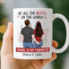 Custom Mug - Personalized Anniversary Wedding Gifts For Husband And Wife, Him And Her - Choosing Us Feels Right