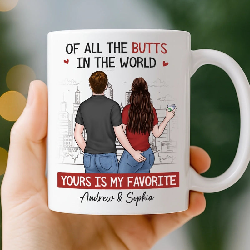 Custom Mug - Personalized Anniversary Wedding Gifts For Husband And Wife, Him And Her - Choosing Us Feels Right