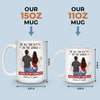 Custom Mug - Personalized Anniversary Wedding Gifts For Husband And Wife, Him And Her - Choosing Us Feels Right