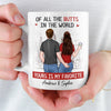 Custom Mug - Personalized Anniversary Wedding Gifts For Husband And Wife, Him And Her - Choosing Us Feels Right