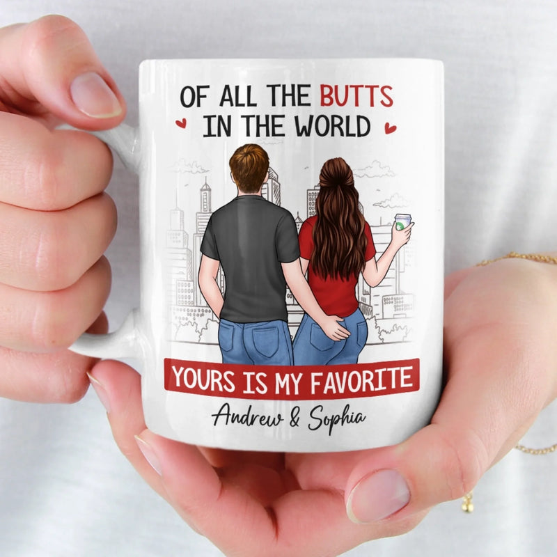 Custom Mug - Personalized Anniversary Wedding Gifts For Husband And Wife, Him And Her - Choosing Us Feels Right