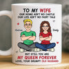 Custom Mug - Personalized Anniversary Wedding Gifts For Husband And Wife, Him And Her - Together Is My Favorite
