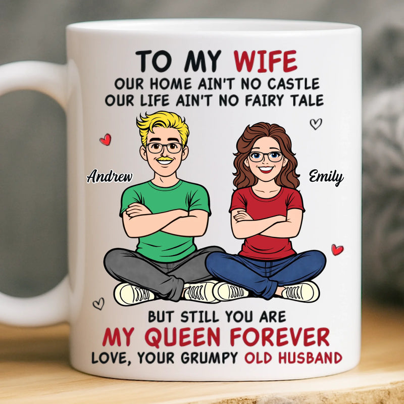 Custom Mug - Personalized Anniversary Wedding Gifts For Husband And Wife, Him And Her - Together Is My Favorite
