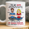 Custom Mug - Personalized Anniversary Wedding Gifts For Husband And Wife, Him And Her - Together Is My Favorite