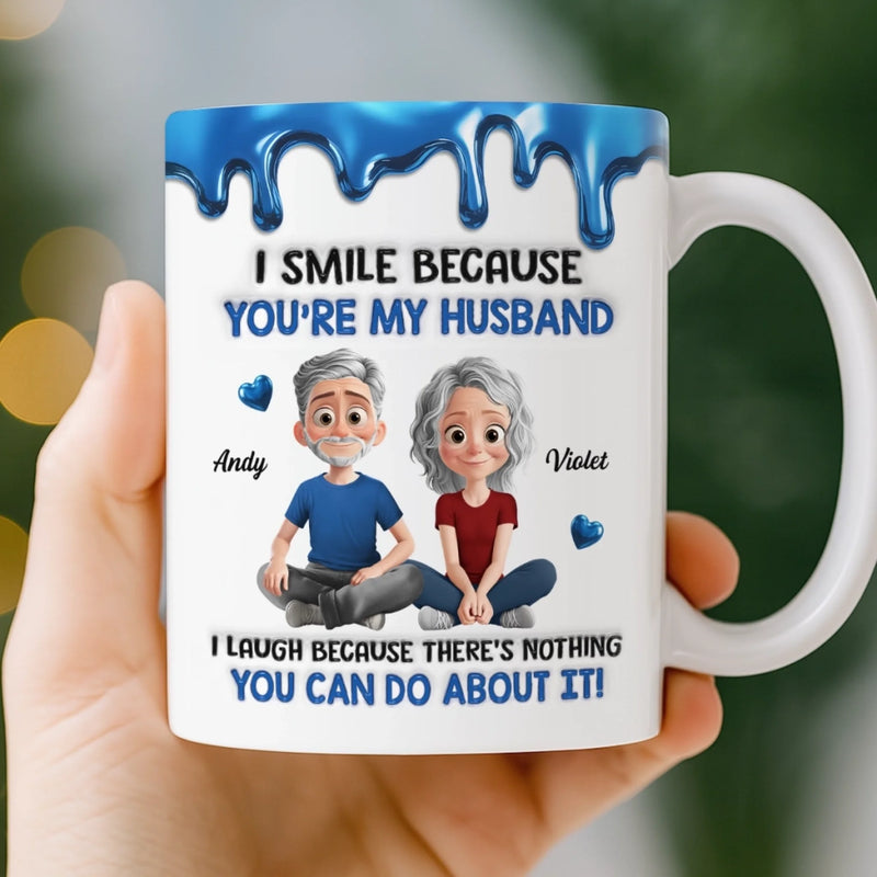 Custom 3D Inflated Effect Printed Mug - Personalized Anniversary Wedding Gifts For Husband And Wife, Him And Her - Love That Feels Like Home