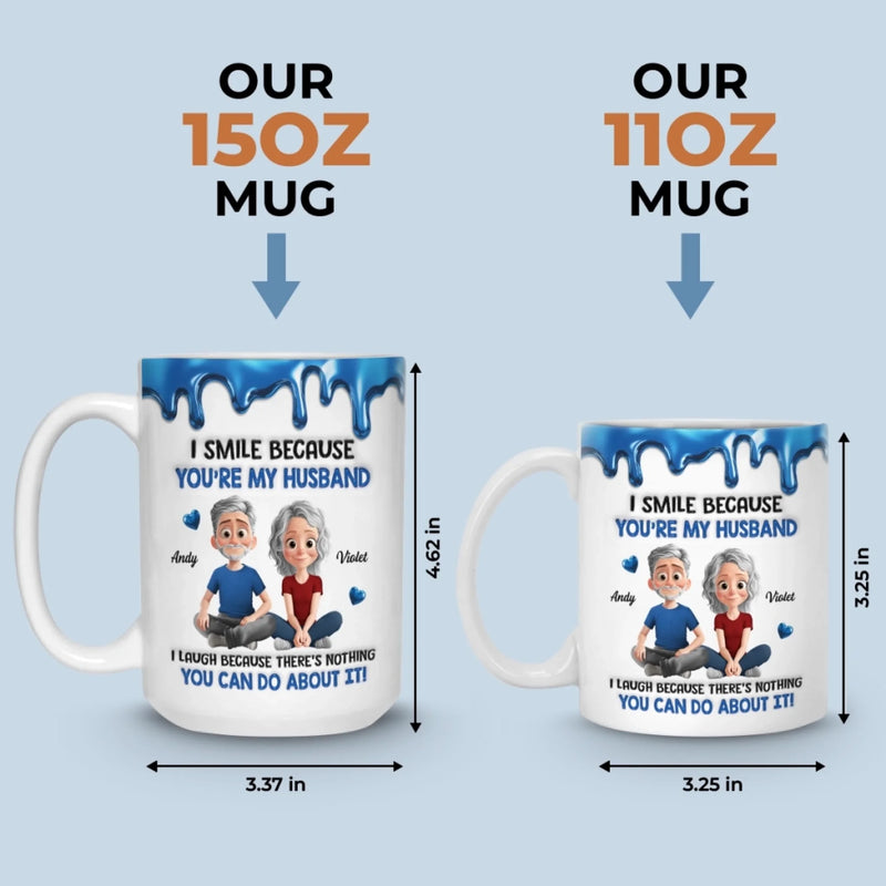 Custom 3D Inflated Effect Printed Mug - Personalized Anniversary Wedding Gifts For Husband And Wife, Him And Her - Love That Feels Like Home