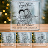 Custom Photo Square Shaped Acrylic Plaque - Personalized Anniversary Wedding Gifts For Husband And Wife, Him And Her - You Make Life Softer