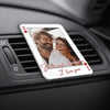 Custom Photo Acrylic Car Vent Clip - Personalized Anniversary Wedding Gifts For Husband And Wife, Him And Her - Love Rides With You