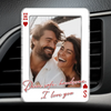 Custom Photo Acrylic Car Vent Clip - Personalized Anniversary Wedding Gifts For Husband And Wife, Him And Her - Love Rides With You