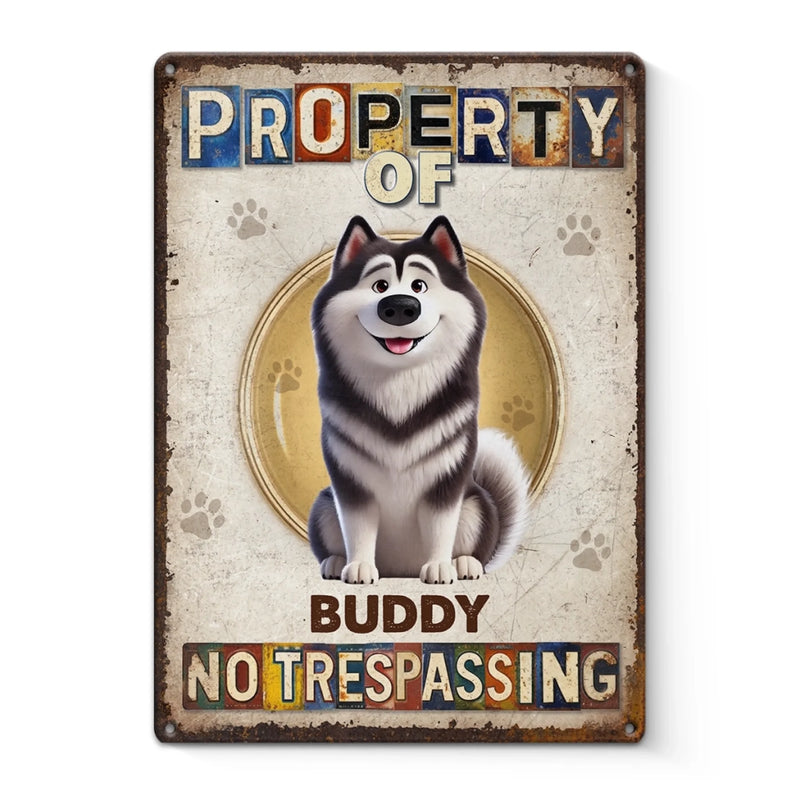 Custom Home Decor Metal Sign - Personalized  Birthday Gifts For Dog Lovers, Dog Dad And Mom - Fur Kids Run The House