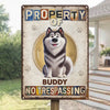 Custom Home Decor Metal Sign - Personalized  Birthday Gifts For Dog Lovers, Dog Dad And Mom - Fur Kids Run The House
