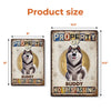 Custom Home Decor Metal Sign - Personalized  Birthday Gifts For Dog Lovers, Dog Dad And Mom - Fur Kids Run The House