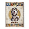 Custom Home Decor Metal Sign - Personalized  Birthday Gifts For Dog Lovers, Dog Dad And Mom - Fur Kids Run The House
