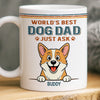Custom Mug - Personalized Birthday Gifts For Dog Lovers, Dog Dad And Mom - Life Feels Better With Pets