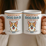 Custom Mug - Personalized Birthday Gifts For Dog Lovers, Dog Dad And Mom - Life Feels Better With Pets