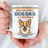 Custom Mug - Personalized Birthday Gifts For Dog Lovers, Dog Dad And Mom - Life Feels Better With Pets