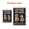 Custom Home Decor Metal Sign - Personalized  Birthday Gifts For Dog Lovers, Dog Dad And Mom - Welcome To The Dog Kingdom