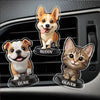 Custom Photo Acrylic Car Vent Clip - Personalized Birthday Gifts For Dog Cat Lovers, Dog Dad And Mom, Cat Owners - The Best Travel Buddy