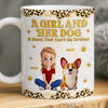 Custom 3D Inflated Effect Printed Mug - Personalized Birthday Gifts For Dog Lovers, Dog Dad And Mom - Small Paws Big Happiness