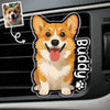 Custom Photo Acrylic Car Vent Clip - Personalized Birthday Gifts For Dog Cat Lovers, Dog Dad And Mom, Cat Owners - Your Daily Dose Of Dog Joy