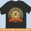 Custom Unisex T-shirt, Premium T-shirt, Hoodie - Personalized Birthday Gifts For Dog Lovers, Dog Dad And Mom - Boss Energy, Fluffy Edition