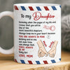 Custom Mug - Personalized Birthday Gifts For Mom, Grandma, Daughter, Granddaughter - Born To Be Loved