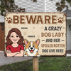 Custom Home Decor Metal Sign - Personalized Birthday Gifts For Dog Lovers, Dog Dad And Mom - Love Grows With Furry Friends