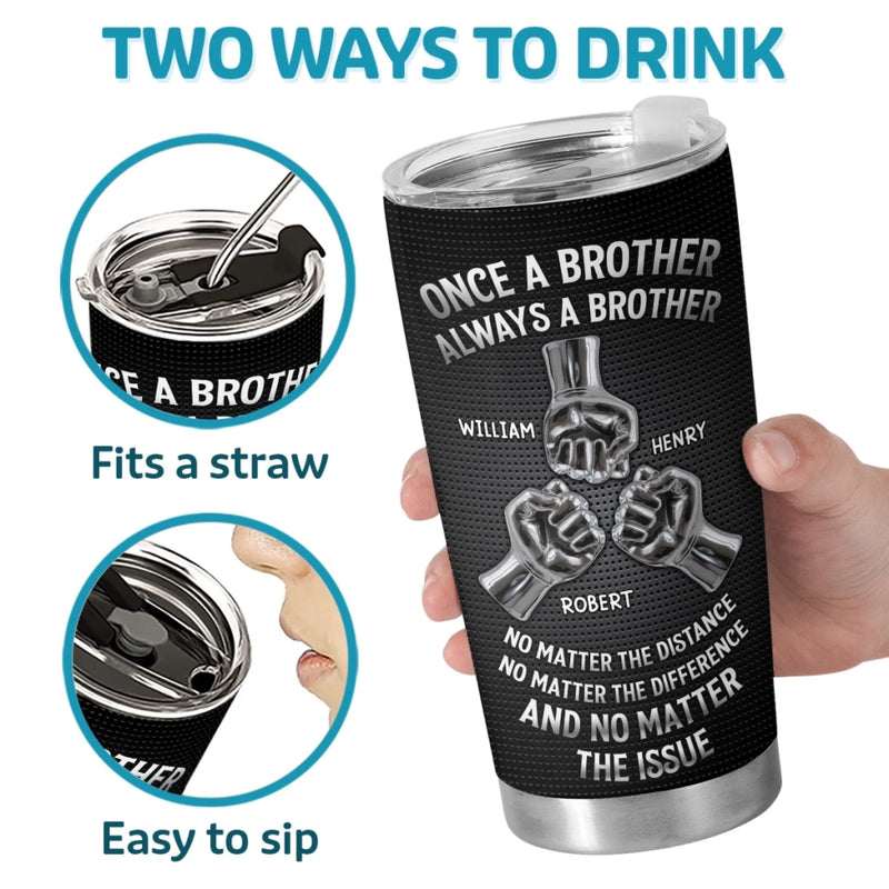 Custom Tumbler - Personalized Birthday Gifts For Brothers - Brother Mode On
