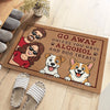 Custom Home Decor Decorative Mat - Personalized Birthday Gifts For Dog Lovers, Dog Dad And Mom - Dogs Make Life Happier