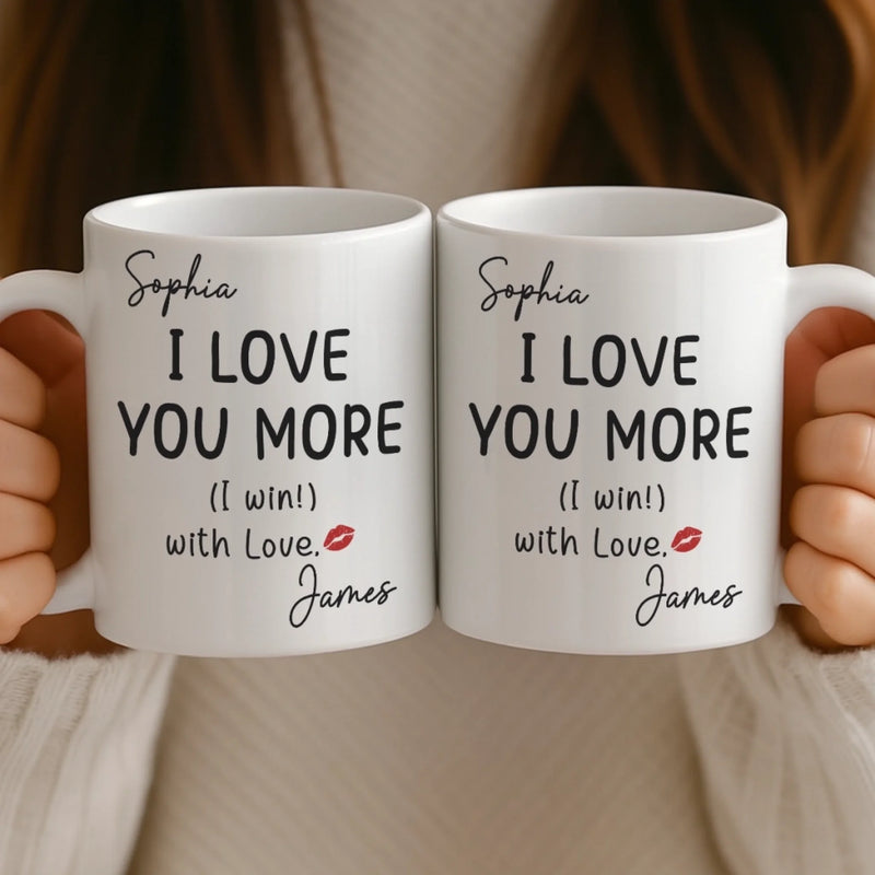 Custom Mug - Personalized Anniversary Wedding Gifts For Husband And Wife, Him And Her - Built On Trust And Love