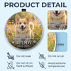 Custom Photo Acrylic Car Visor Clip - Personalized Pet Memorial Sympathy Gifts For Dogs, Cats - Always Along For The Ride