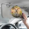 Custom Photo Acrylic Car Visor Clip - Personalized Pet Memorial Sympathy Gifts For Dogs, Cats - Always Along For The Ride